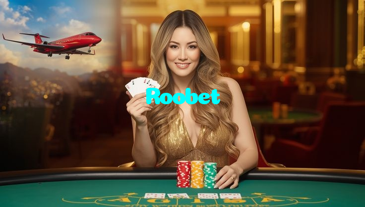 Roobet casino presented on mobile device in Pakistan with slots and live games
