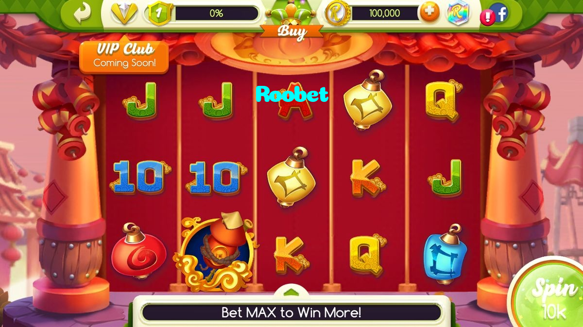 Roobet casino presented on mobile device in Pakistan with slots and live games